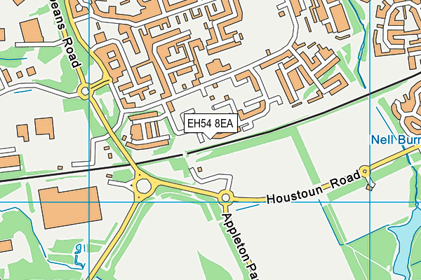 EH54 8EA map - OS VectorMap District (Ordnance Survey) EH54 8EA map - OS VectorMap District (Ordnance Survey)