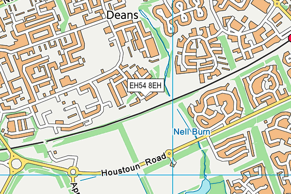 EH54 8EH map - OS VectorMap District (Ordnance Survey) EH54 8EH map - OS VectorMap District (Ordnance Survey)
