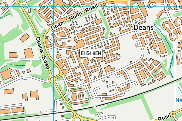 EH54 8EN map - OS VectorMap District (Ordnance Survey) EH54 8EN map - OS VectorMap District (Ordnance Survey)