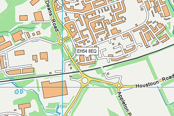 EH54 8EQ map - OS VectorMap District (Ordnance Survey) EH54 8EQ map - OS VectorMap District (Ordnance Survey)