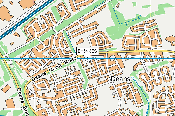 EH54 8ES map - OS VectorMap District (Ordnance Survey) EH54 8ES map - OS VectorMap District (Ordnance Survey)