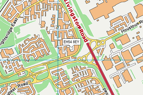 EH54 8EY map - OS VectorMap District (Ordnance Survey) EH54 8EY map - OS VectorMap District (Ordnance Survey)