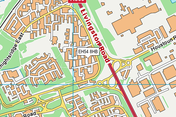 EH54 8HB map - OS VectorMap District (Ordnance Survey) EH54 8HB map - OS VectorMap District (Ordnance Survey)