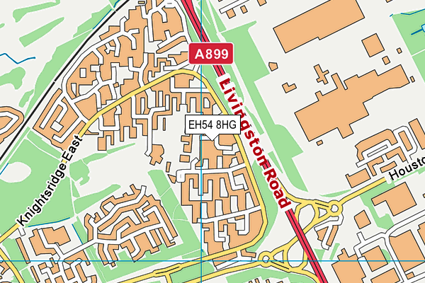EH54 8HG map - OS VectorMap District (Ordnance Survey) EH54 8HG map - OS VectorMap District (Ordnance Survey)