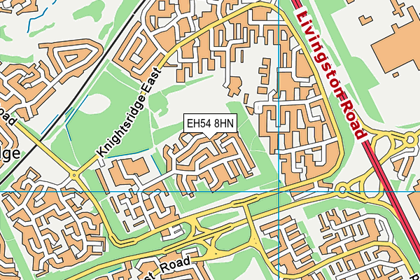 EH54 8HN map - OS VectorMap District (Ordnance Survey) EH54 8HN map - OS VectorMap District (Ordnance Survey)