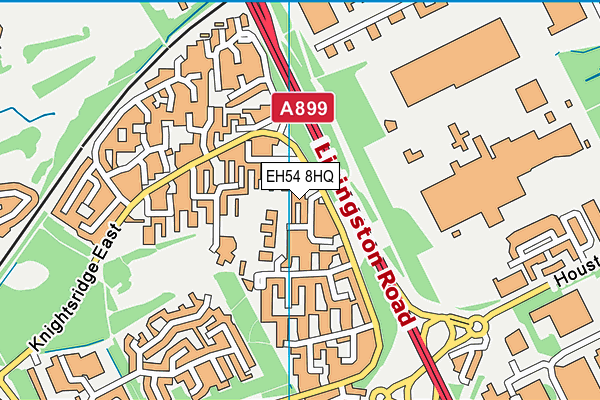 EH54 8HQ map - OS VectorMap District (Ordnance Survey) EH54 8HQ map - OS VectorMap District (Ordnance Survey)