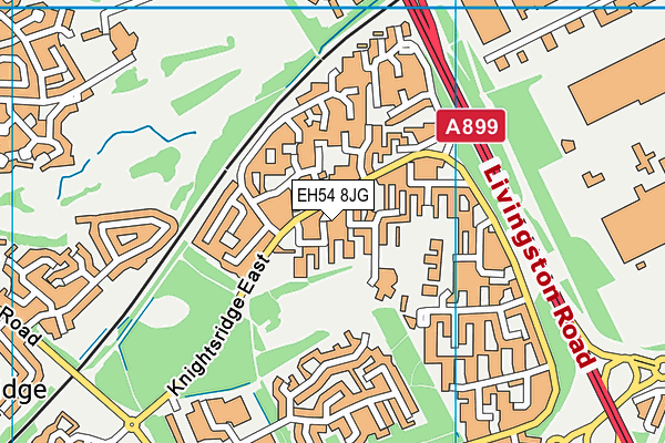 EH54 8JG map - OS VectorMap District (Ordnance Survey) EH54 8JG map - OS VectorMap District (Ordnance Survey)