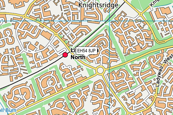 EH54 8JP map - OS VectorMap District (Ordnance Survey) EH54 8JP map - OS VectorMap District (Ordnance Survey)