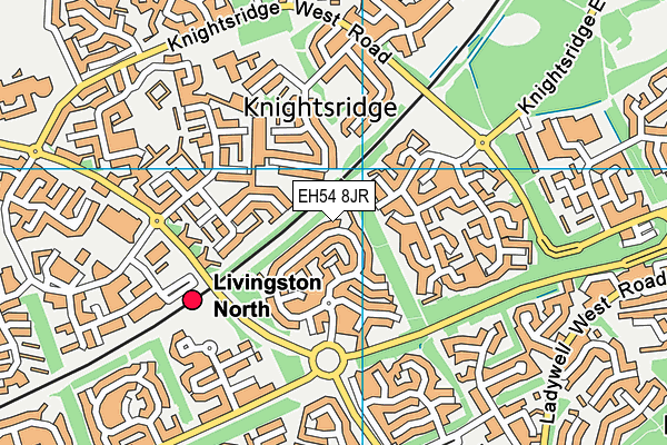 EH54 8JR map - OS VectorMap District (Ordnance Survey) EH54 8JR map - OS VectorMap District (Ordnance Survey)