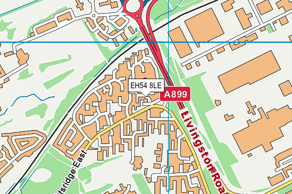 EH54 8LE map - OS VectorMap District (Ordnance Survey) EH54 8LE map - OS VectorMap District (Ordnance Survey)