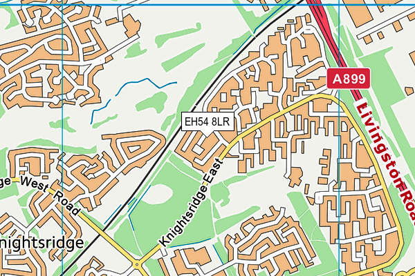 EH54 8LR map - OS VectorMap District (Ordnance Survey) EH54 8LR map - OS VectorMap District (Ordnance Survey)