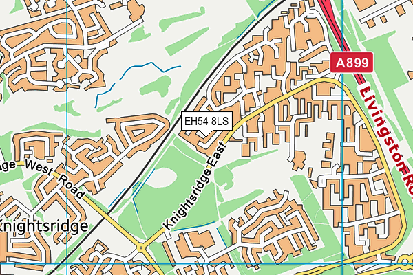 EH54 8LS map - OS VectorMap District (Ordnance Survey) EH54 8LS map - OS VectorMap District (Ordnance Survey)
