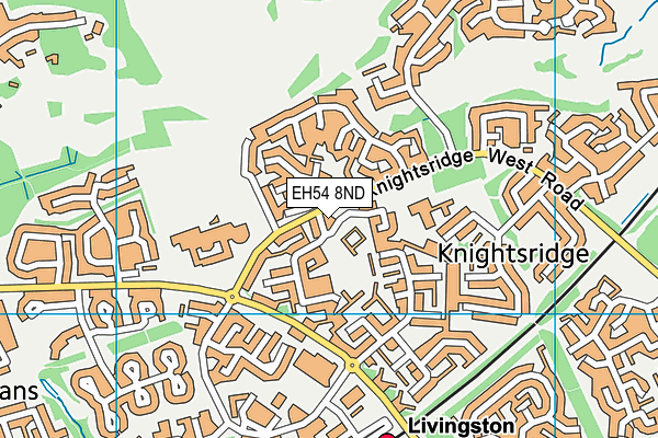EH54 8ND map - OS VectorMap District (Ordnance Survey) EH54 8ND map - OS VectorMap District (Ordnance Survey)