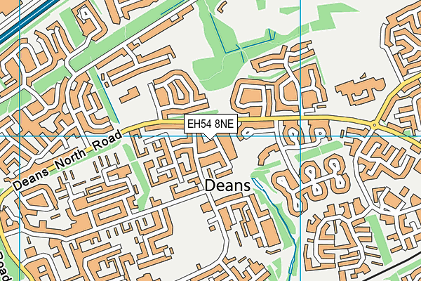 EH54 8NE map - OS VectorMap District (Ordnance Survey) EH54 8NE map - OS VectorMap District (Ordnance Survey)