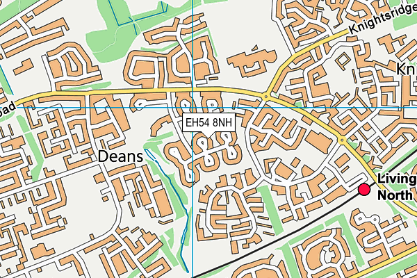 EH54 8NH map - OS VectorMap District (Ordnance Survey) EH54 8NH map - OS VectorMap District (Ordnance Survey)