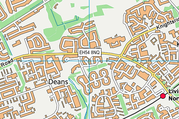 EH54 8NQ map - OS VectorMap District (Ordnance Survey) EH54 8NQ map - OS VectorMap District (Ordnance Survey)