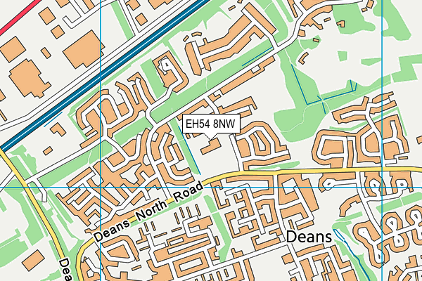 EH54 8NW map - OS VectorMap District (Ordnance Survey) EH54 8NW map - OS VectorMap District (Ordnance Survey)