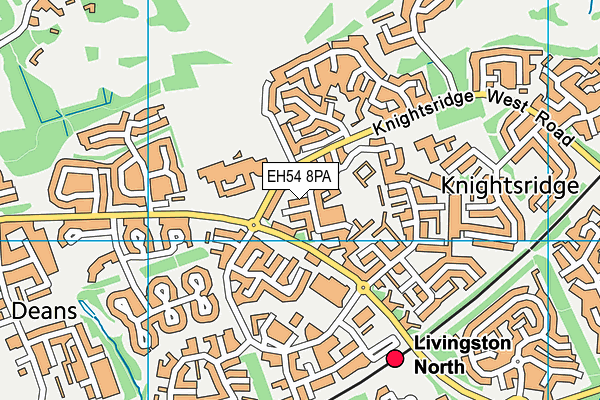 EH54 8PA map - OS VectorMap District (Ordnance Survey) EH54 8PA map - OS VectorMap District (Ordnance Survey)