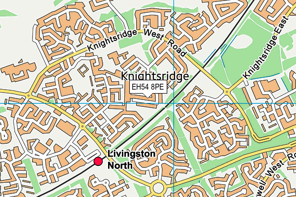 EH54 8PE map - OS VectorMap District (Ordnance Survey) EH54 8PE map - OS VectorMap District (Ordnance Survey)