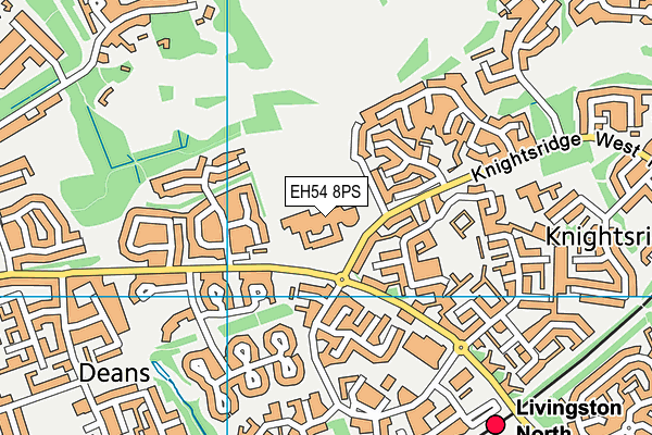 EH54 8PS map - OS VectorMap District (Ordnance Survey) EH54 8PS map - OS VectorMap District (Ordnance Survey)