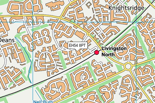 EH54 8PT map - OS VectorMap District (Ordnance Survey) EH54 8PT map - OS VectorMap District (Ordnance Survey)