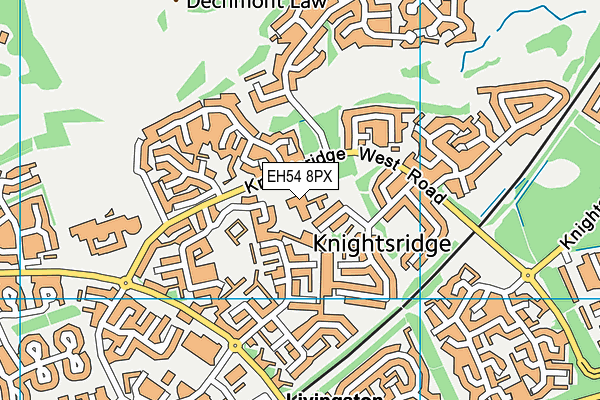 EH54 8PX map - OS VectorMap District (Ordnance Survey) EH54 8PX map - OS VectorMap District (Ordnance Survey)