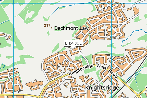 EH54 8QE map - OS VectorMap District (Ordnance Survey) EH54 8QE map - OS VectorMap District (Ordnance Survey)