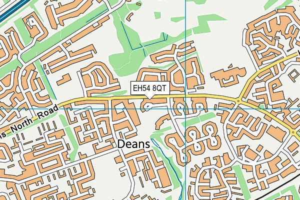 EH54 8QT map - OS VectorMap District (Ordnance Survey) EH54 8QT map - OS VectorMap District (Ordnance Survey)