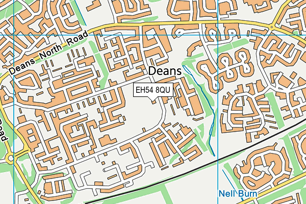 EH54 8QU map - OS VectorMap District (Ordnance Survey) EH54 8QU map - OS VectorMap District (Ordnance Survey)