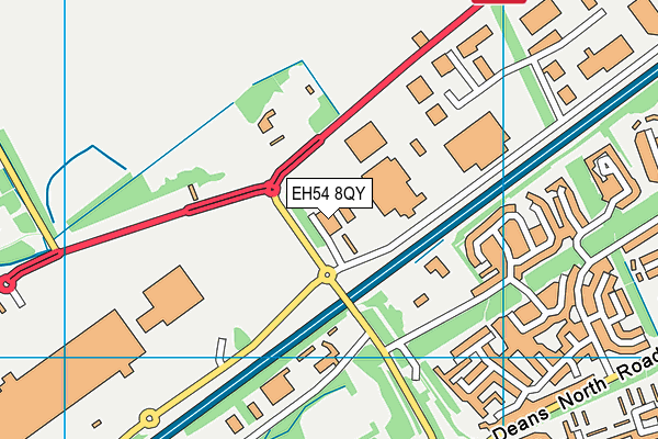 EH54 8QY map - OS VectorMap District (Ordnance Survey) EH54 8QY map - OS VectorMap District (Ordnance Survey)