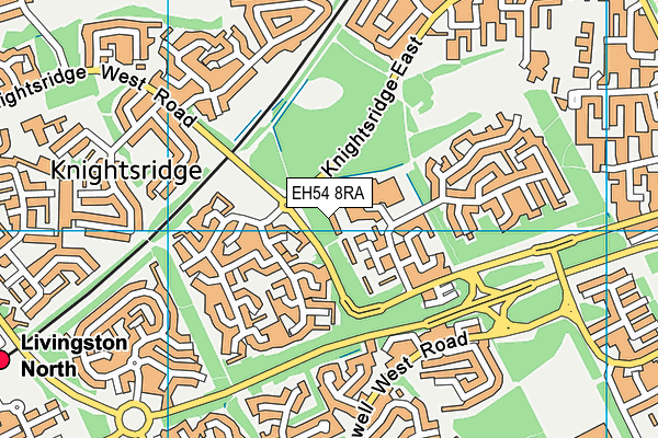 EH54 8RA map - OS VectorMap District (Ordnance Survey) EH54 8RA map - OS VectorMap District (Ordnance Survey)