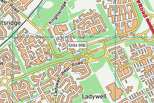 EH54 8RB map - OS VectorMap District (Ordnance Survey) EH54 8RB map - OS VectorMap District (Ordnance Survey)