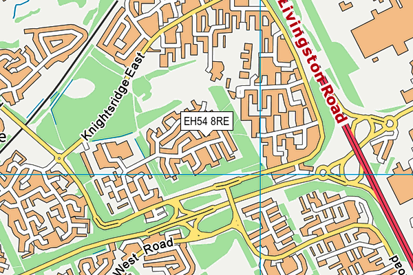 EH54 8RE map - OS VectorMap District (Ordnance Survey) EH54 8RE map - OS VectorMap District (Ordnance Survey)