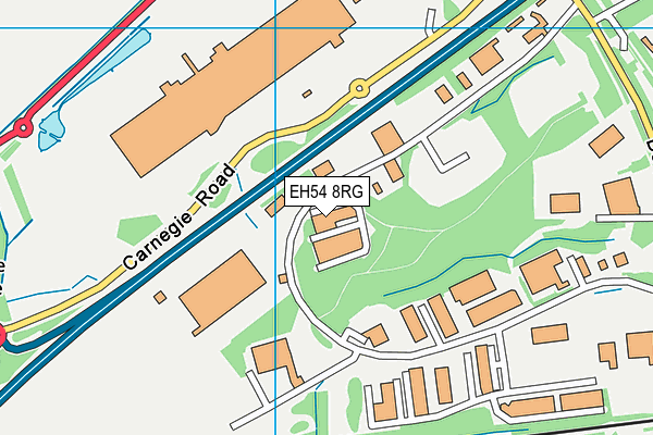 EH54 8RG map - OS VectorMap District (Ordnance Survey) EH54 8RG map - OS VectorMap District (Ordnance Survey)