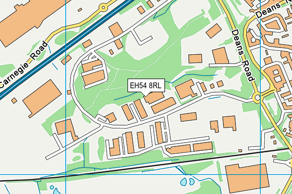 EH54 8RL map - OS VectorMap District (Ordnance Survey) EH54 8RL map - OS VectorMap District (Ordnance Survey)