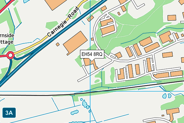 EH54 8RQ map - OS VectorMap District (Ordnance Survey) EH54 8RQ map - OS VectorMap District (Ordnance Survey)