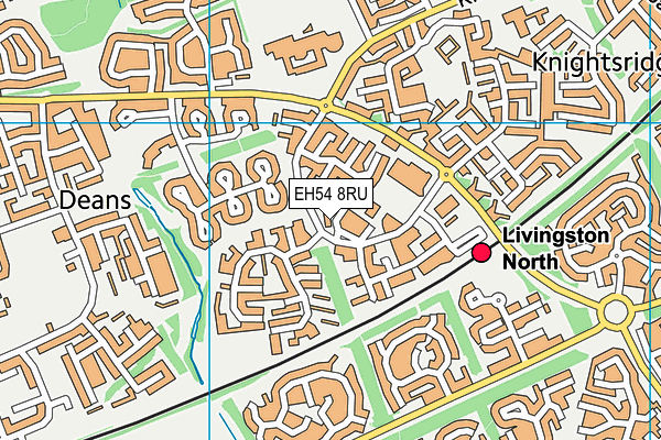 EH54 8RU map - OS VectorMap District (Ordnance Survey) EH54 8RU map - OS VectorMap District (Ordnance Survey)