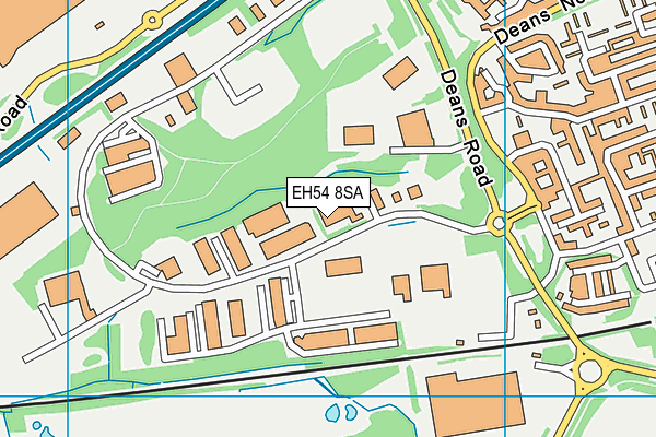 EH54 8SA map - OS VectorMap District (Ordnance Survey) EH54 8SA map - OS VectorMap District (Ordnance Survey)
