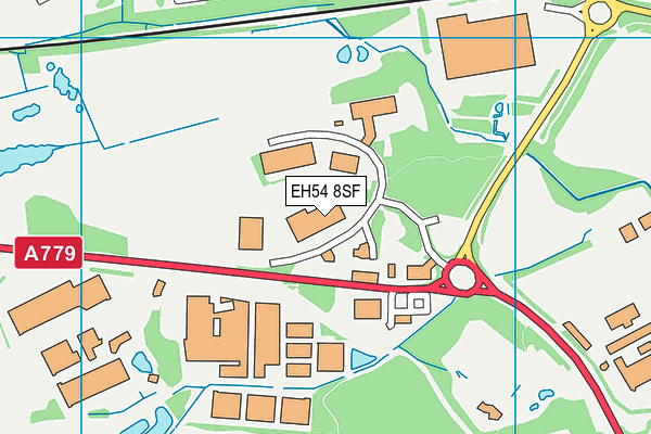 EH54 8SF map - OS VectorMap District (Ordnance Survey) EH54 8SF map - OS VectorMap District (Ordnance Survey)