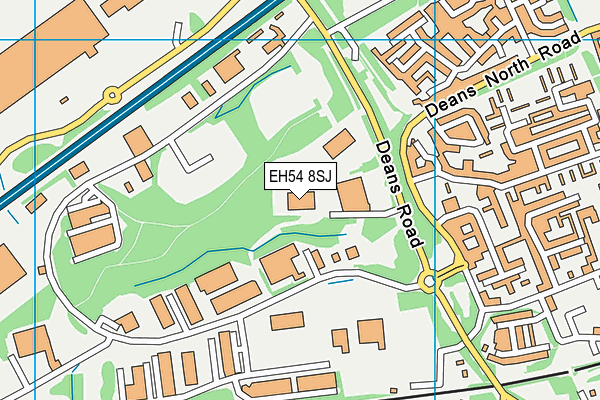 EH54 8SJ map - OS VectorMap District (Ordnance Survey) EH54 8SJ map - OS VectorMap District (Ordnance Survey)