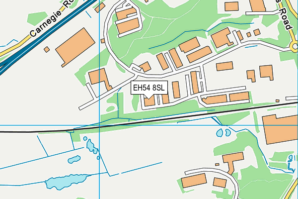 EH54 8SL map - OS VectorMap District (Ordnance Survey) EH54 8SL map - OS VectorMap District (Ordnance Survey)
