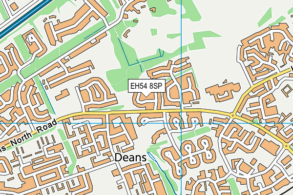 EH54 8SP map - OS VectorMap District (Ordnance Survey) EH54 8SP map - OS VectorMap District (Ordnance Survey)