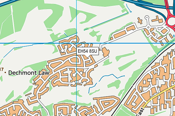 EH54 8SU map - OS VectorMap District (Ordnance Survey) EH54 8SU map - OS VectorMap District (Ordnance Survey)