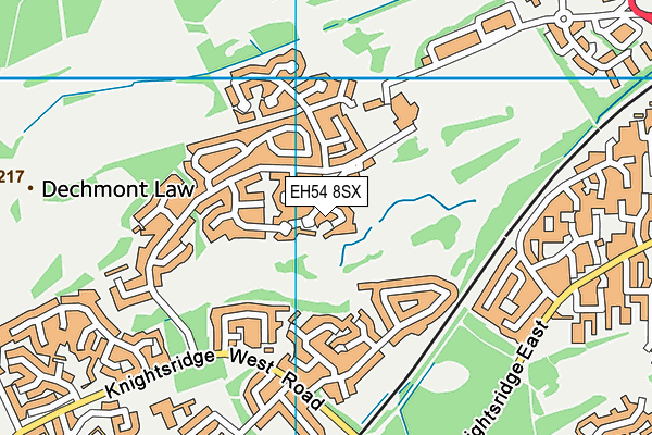 EH54 8SX map - OS VectorMap District (Ordnance Survey) EH54 8SX map - OS VectorMap District (Ordnance Survey)