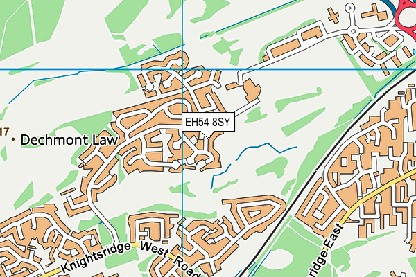 EH54 8SY map - OS VectorMap District (Ordnance Survey) EH54 8SY map - OS VectorMap District (Ordnance Survey)