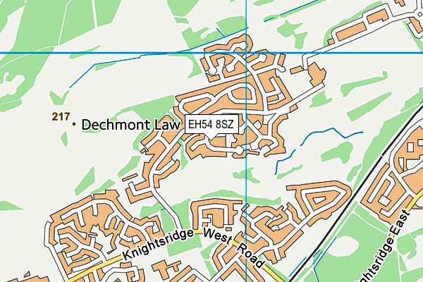 EH54 8SZ map - OS VectorMap District (Ordnance Survey) EH54 8SZ map - OS VectorMap District (Ordnance Survey)