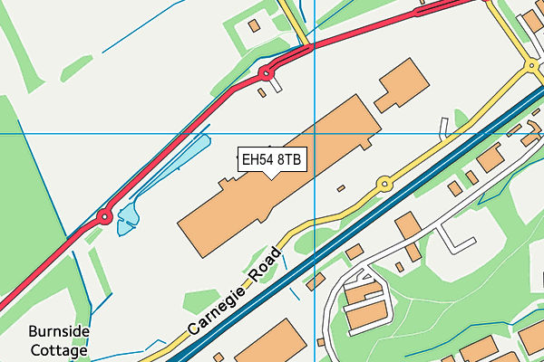 EH54 8TB map - OS VectorMap District (Ordnance Survey) EH54 8TB map - OS VectorMap District (Ordnance Survey)