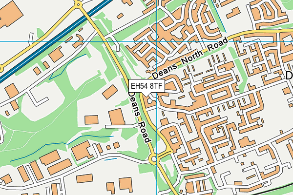 EH54 8TF map - OS VectorMap District (Ordnance Survey) EH54 8TF map - OS VectorMap District (Ordnance Survey)
