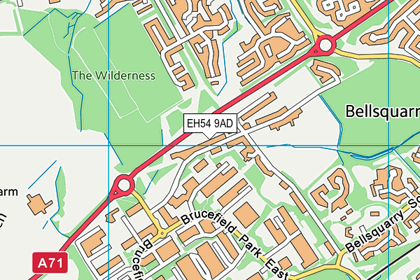EH54 9AD map - OS VectorMap District (Ordnance Survey) EH54 9AD map - OS VectorMap District (Ordnance Survey)