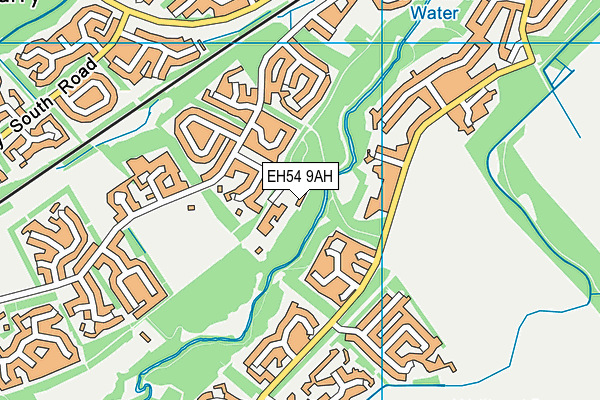 EH54 9AH map - OS VectorMap District (Ordnance Survey) EH54 9AH map - OS VectorMap District (Ordnance Survey)